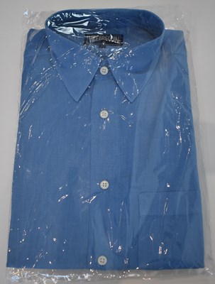 Lot 316 - VILEBREQUIN; a blue linen long sleeve shirt,...