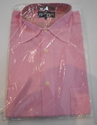 Lot 318 - VILEBREQUIN; a pink linen long sleeve shirt,...