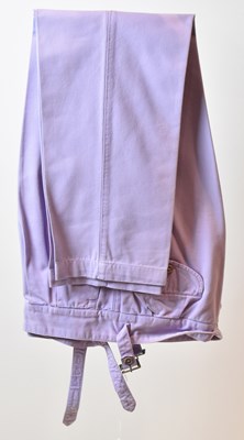 Lot 390 - MARIANO RUBINACCI; a pair of lilac cotton...