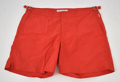 Lot 413 - ORLEBAR BROWN; a pair of red swimming shorts,...