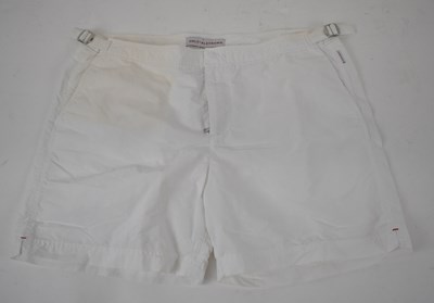 Lot 414 - ORLEBAR BROWN; a pair of white swimming shorts,...