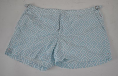 Lot 415 - ORLEBAR BROWN; a pair of blue and white...