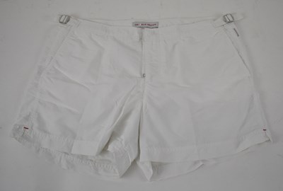 Lot 416 - ORLEBAR BROWN; a pair of white swimming shorts,...