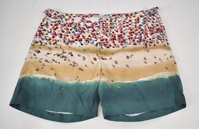 Lot 418 - ORLEBAR BROWN; a pair of multicoloured beach...