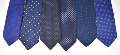 Lot 466 - E MARINELLA; six assorted silk ties.