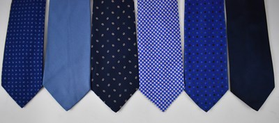 Lot 469 - E MARINELLA; six assorted silk ties.