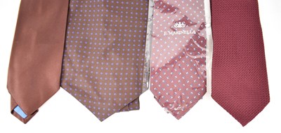 Lot 471 - E MARINELLA; four assorted silk ties.