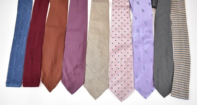 Lot 473 - RUBINACCI; eight assorted silk ties.