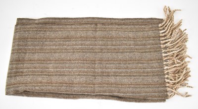 Lot 478 - LORO PIANA; a brown 100% cashmere scarf with...