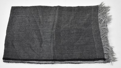 Lot 487 - BORRELLI; a grey cashmere and silk scarf with...