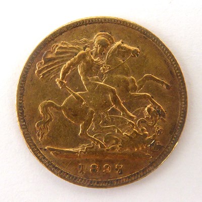 Lot 774 - A Victorian half sovereign 1897