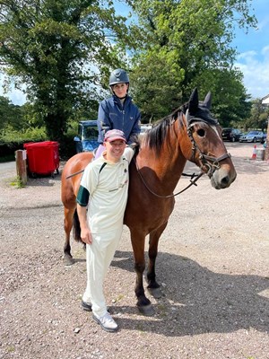 Lot 18 - One hour horseriding experience around...