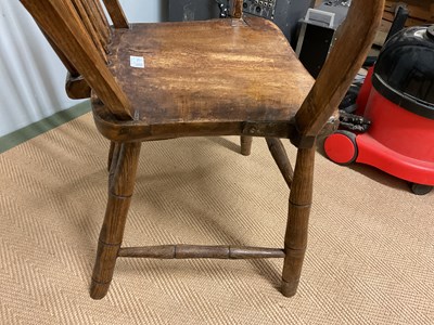 Lot 766 - A Yelverton chair also with a campaign style...