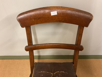 Lot 766 - A Yelverton chair also with a campaign style...