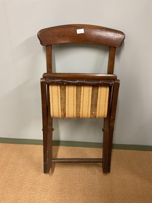 Lot 766 - A Yelverton chair also with a campaign style...