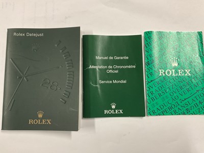Lot 3041 - ROLEX; watch box and papers.