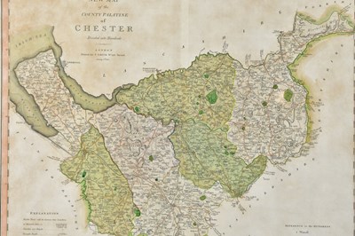 Lot 470 - C. SMITH; a new map of the County Palatine of...