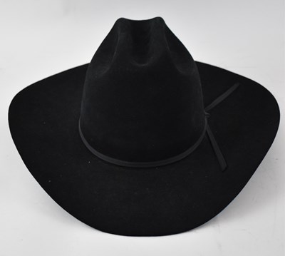 Lot 515 - JOHN B STETSON COMPANY; a black suede leather '...