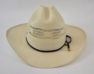 Lot 516 - BAILEY; a cream straw 'U-Rollit' trilby style...