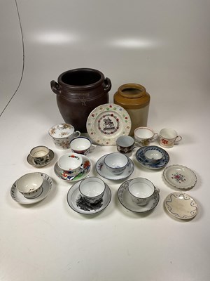 Lot 193 - A small collection of Georgian and Regency tea...