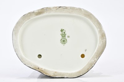 Lot 2207 - ROYAL DOULTON; HN1347, 'Moira With Dog',...