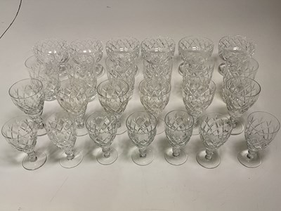 Lot 503 - THOMAS WEBB; crystal glassware comprising...