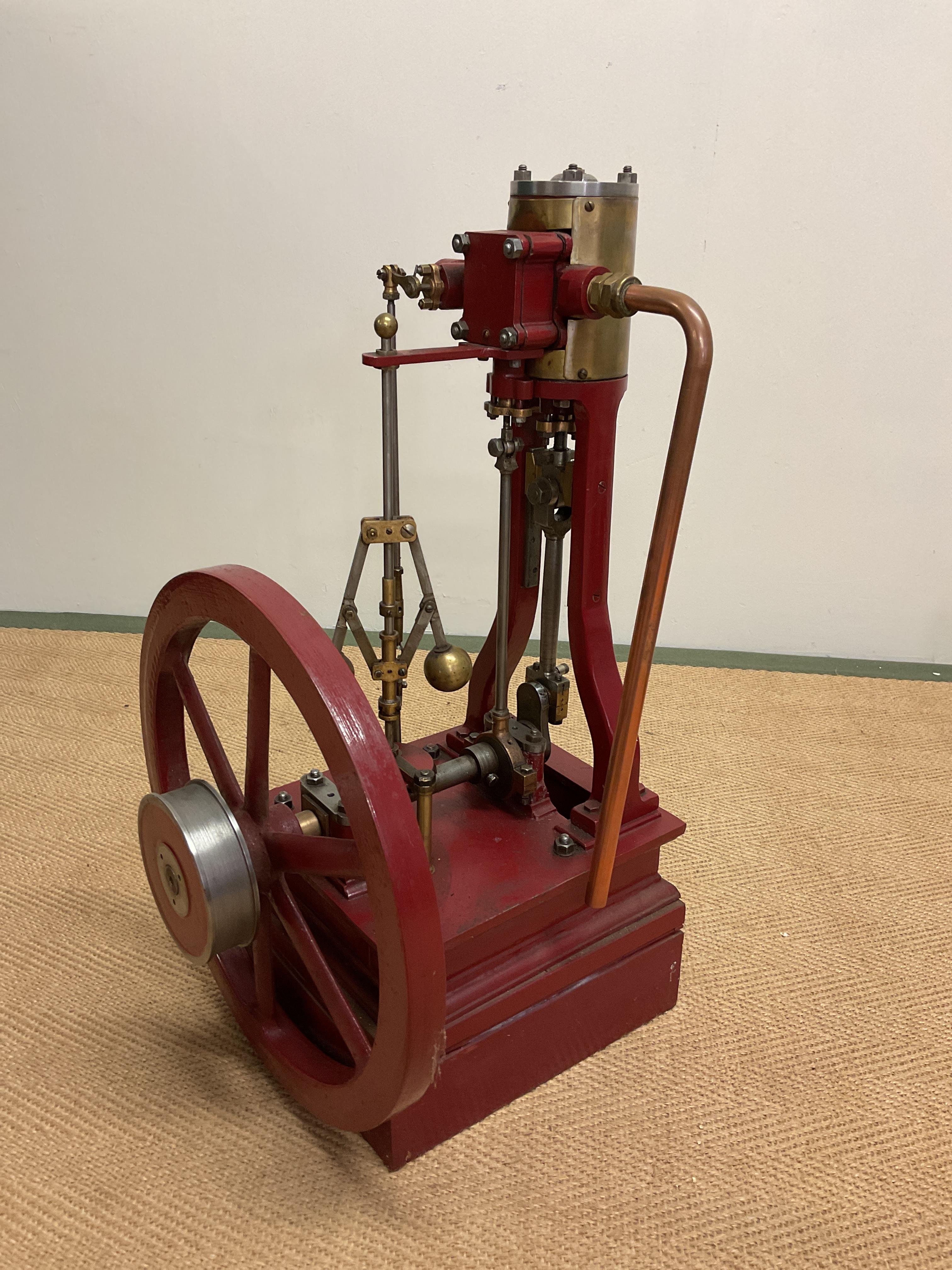 Lot 2 - A large scratch-built static engine with six