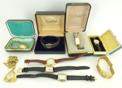 Lot 1142 - Various ladies' wristwatches