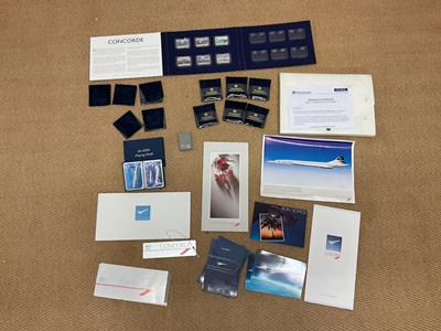 Lot 32 - A small collection of Concorde memorabilia.