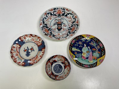 Lot 196 - Four Oriental ceramic plates