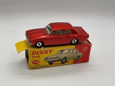 Lot 73 - DINKY; a boxed red Ford Consul 130.