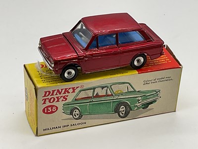 Lot 119 - DINKY; boxed Hillman Imp 138, Red