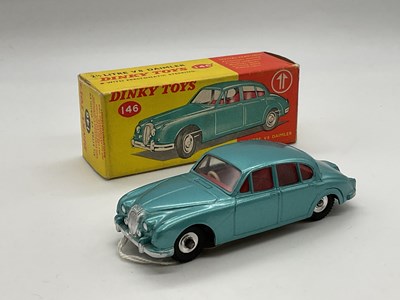 Lot 88 - DINKY; a boxed Daimler, metallic green, 146.