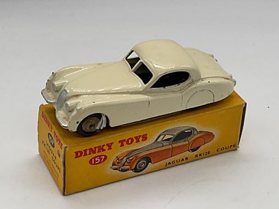 Lot 90 - DINKY; a boxed Jaguar XK120 Coupé, 157.