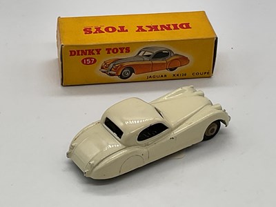 Lot 90 - DINKY; a boxed Jaguar XK120 Coupé, 157.