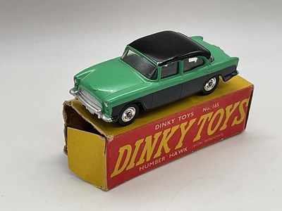 Lot 126 - DINKY; boxed Humber 165, Green/Black