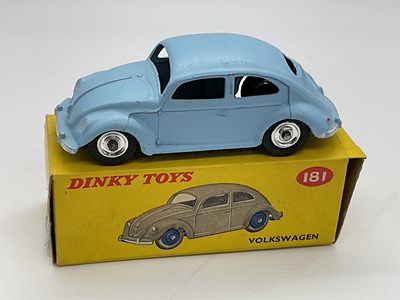 Lot 131 - DINKY; boxed VW 181, Pale Blue