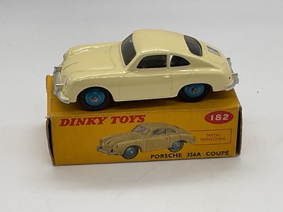 Lot 94 - DINKY; a boxed Porshe 356A Coupé, cream, 182.