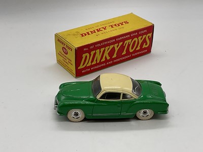 Lot 96 - DINKY; a boxed Volkswagen Karmann Ghia Coupé,...