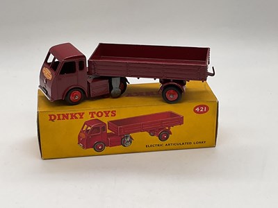 Lot 135 - DINKY; boxed Electric Lorry 421