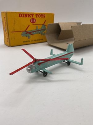 Lot 163 - DINKY; boxed Bristol 173 Helicopter, 715