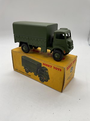 Lot 164 - DINKY; boxed Army wagon 623