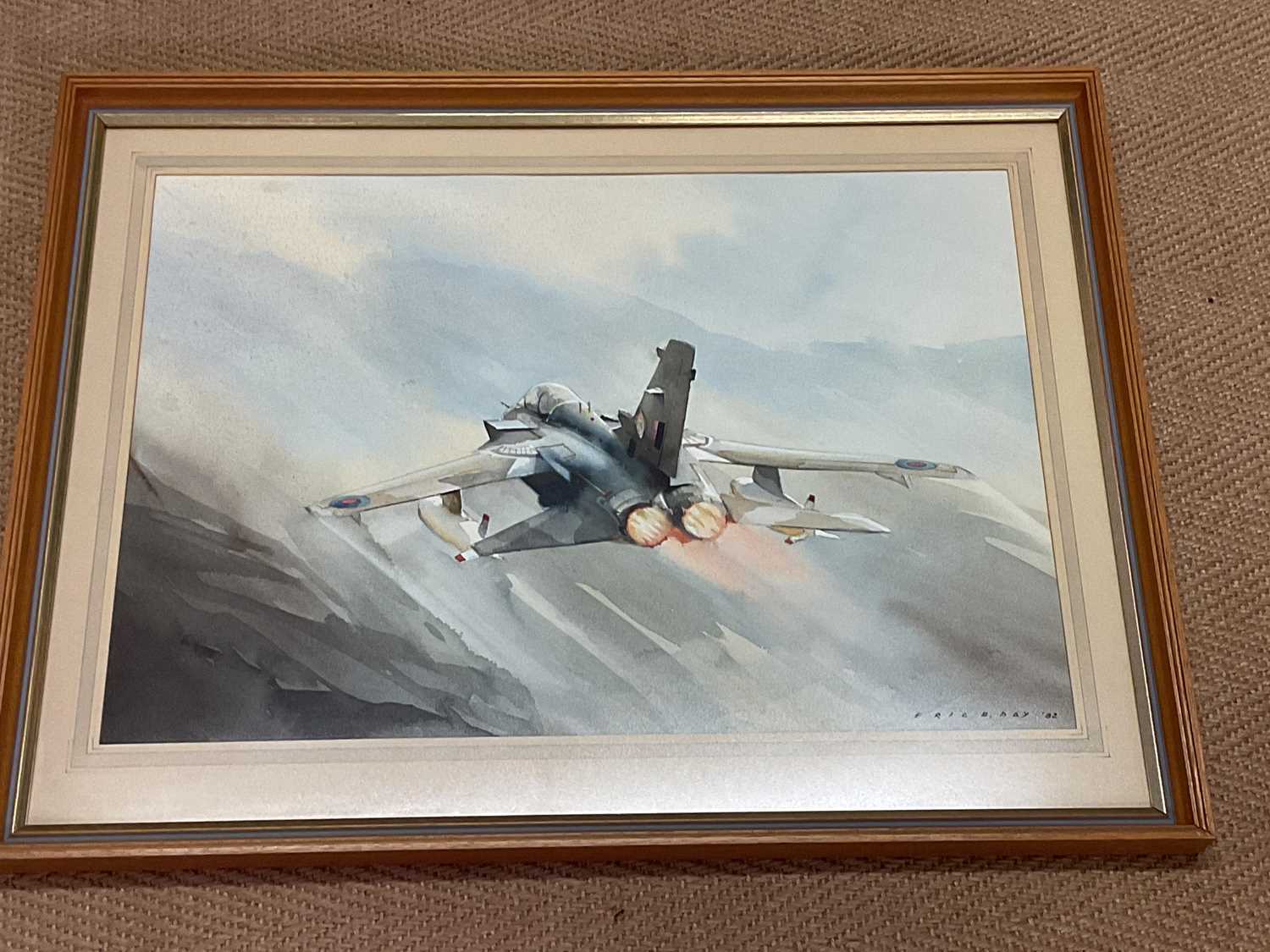 Lot 212 - ERIC H DAY; five pen and watercolour paintings...