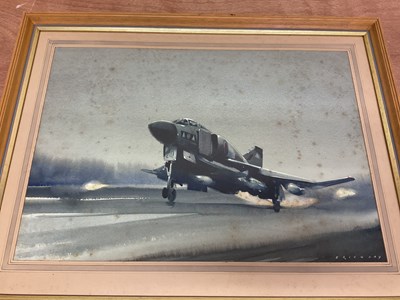 Lot 212 - ERIC H DAY; five pen and watercolour paintings...