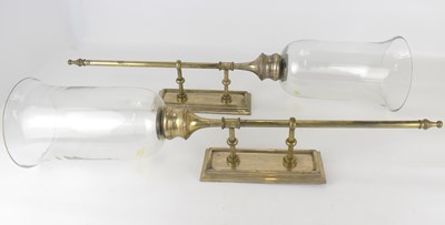 Lot 103 - A pair of modern reproduction silver plated...