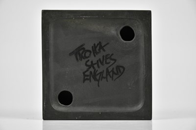 Lot 43 - TROIKA; a rare and early square dish with...