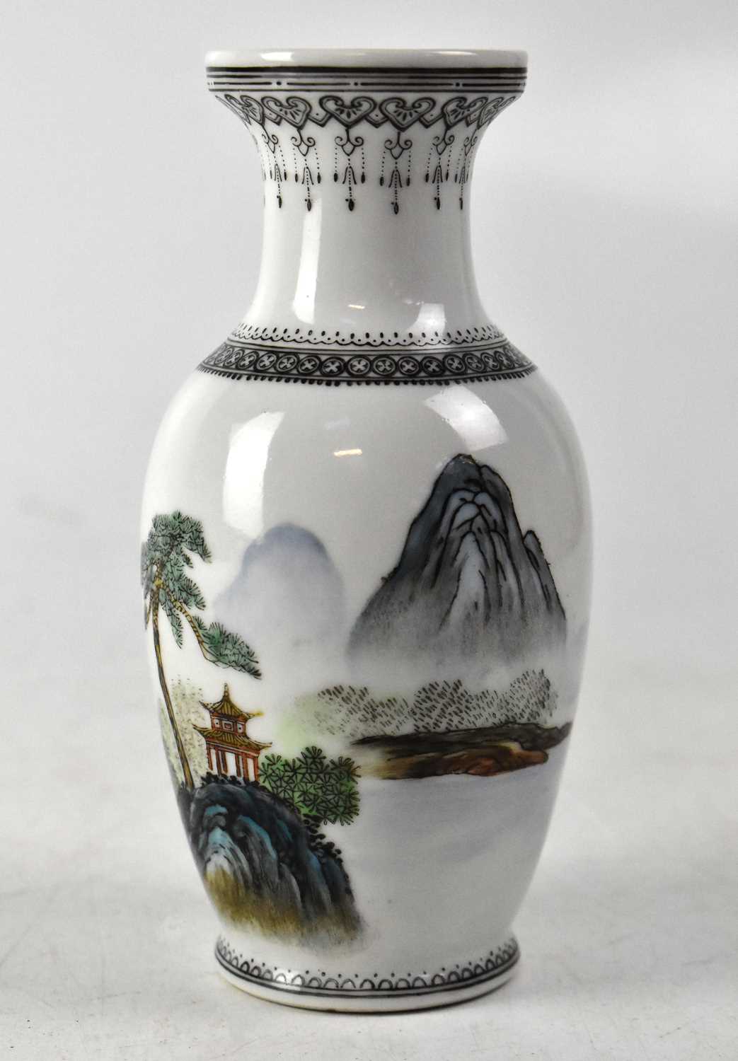 Lot 371 - A 20th century Chinese baluster vase