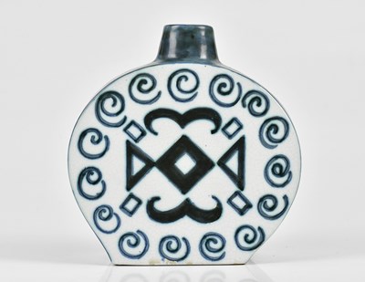 Lot 14 - TROIKA POTTERY; a rare and early flask...