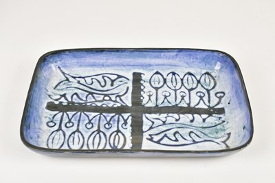 Lot 16 - TROIKA POTTERY; a rare and early lasagne tray...