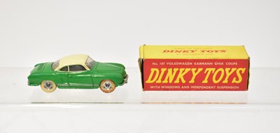 Lot 370 - DINKY; a boxed '187 Volkswagen Karmann Ghia...